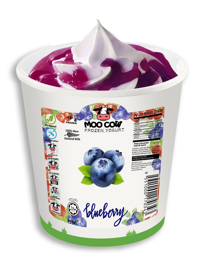 Moo Cow Froyo Blueberry Tub